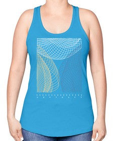 Abstract Shape 204# - art pop art -Racerback Tank