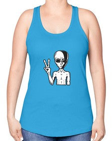 Alien 59# - ufo -Racerback Tank