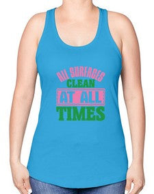 All surfaces clean at all times Style 37# - cleaner -Racerback Tank