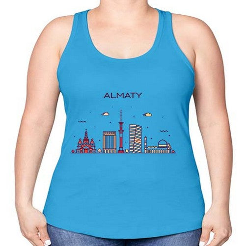 Almaty 308# - cities -Racerback Tank