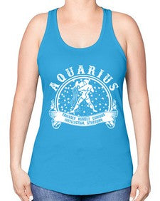 Aquarius 43# - aquarius -Racerback Tank