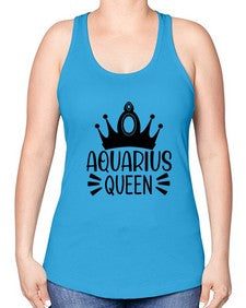 Aquarius queen 73# - aquarius -Racerback Tank