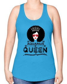 Aquarius queen 75# - aquarius -Racerback Tank