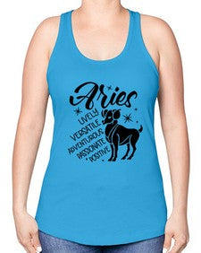 Aries 100# - aries -Racerback Tank