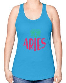 Aries 101# - aries -Racerback Tank