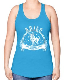 Aries 2# - aries -Racerback Tank