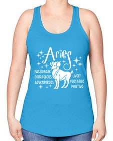 Aries 99# - aries -Racerback Tank