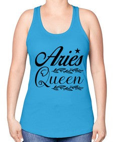 Aries queen 119# - aries -Racerback Tank
