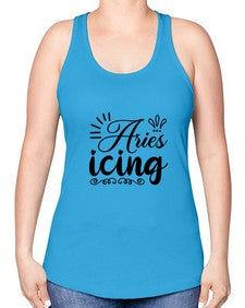 Ariesicing 105# - aries -Racerback Tank