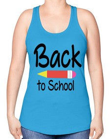 Back to School 5# - general school -Racerback Tank