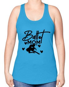 Ballet mom 75# - ballet -Racerback Tank
