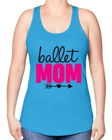 Ballet mom 76# - ballet -Racerback Tank