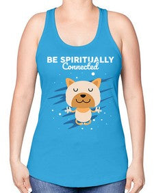 Be Spiritually Connected 114# - yoga -Racerback Tank
