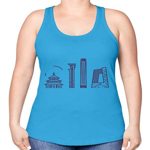 Beijing 426# - cities -Racerback Tank