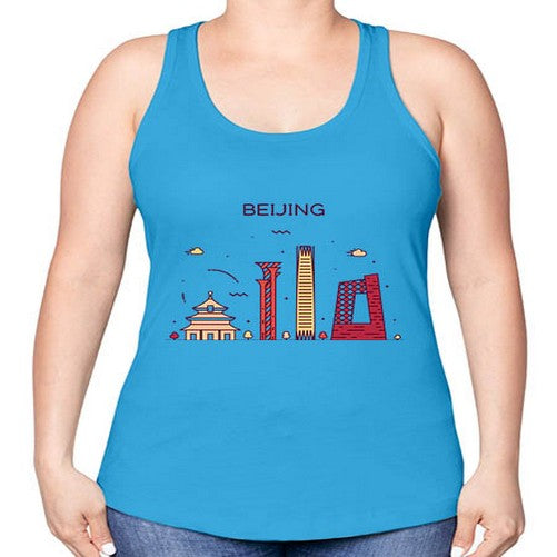 Beijing 428# - cities -Racerback Tank