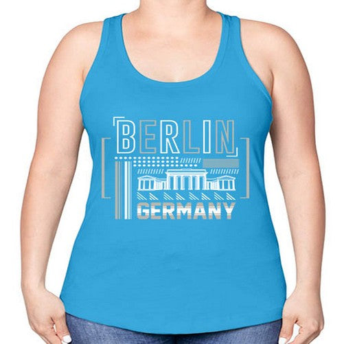 Berlin 446# - cities -Racerback Tank