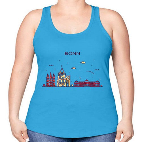 Bonn 474# - cities -Racerback Tank