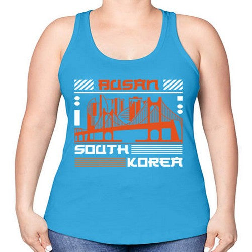 Busan 524# - cities -Racerback Tank