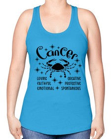 Cancer 144# - cancer -Racerback Tank