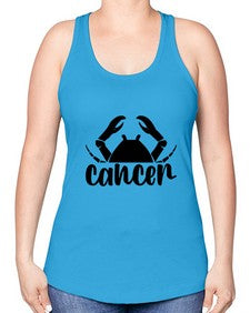 Cancer 156# - cancer -Racerback Tank