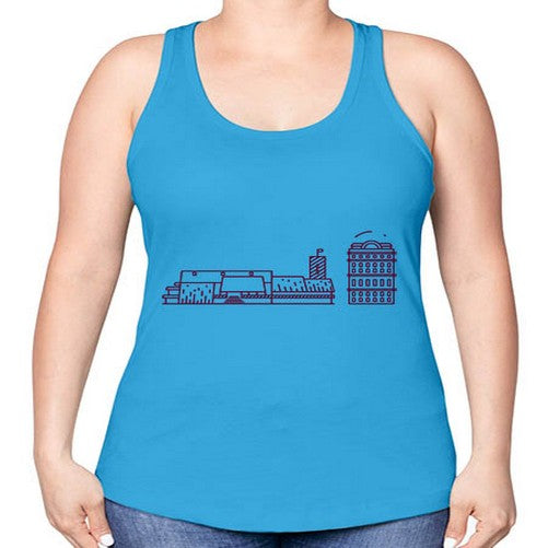 Cannes 544# - cities -Racerback Tank