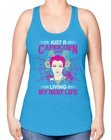 Capricorn chick 193# - capricorn -Racerback Tank