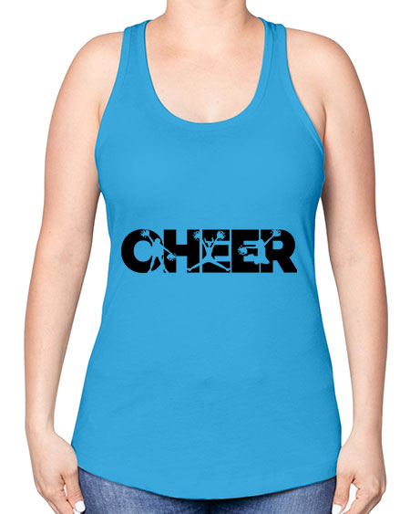 Cheer 1394# - cheer -Racerback Tank