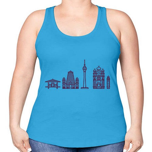 Colombo 598# - cities -Racerback Tank