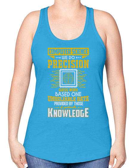 Computer Science we do 278# - general science -Racerback Tank
