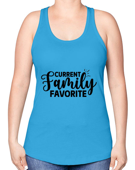 Current Family Favorite 293# - kids -Racerback Tank