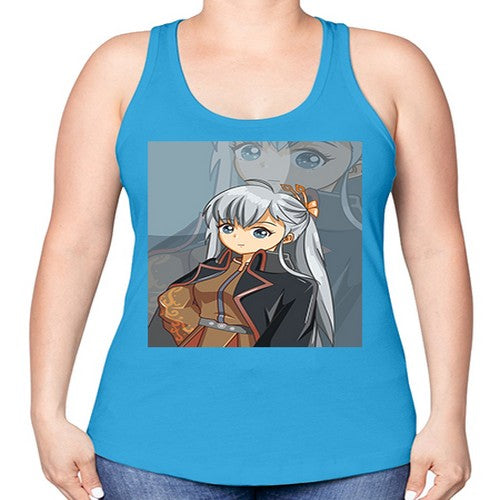 Cute princess game 65# - anime -Racerback Tank