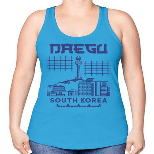 Daegu 641# - cities -Racerback Tank