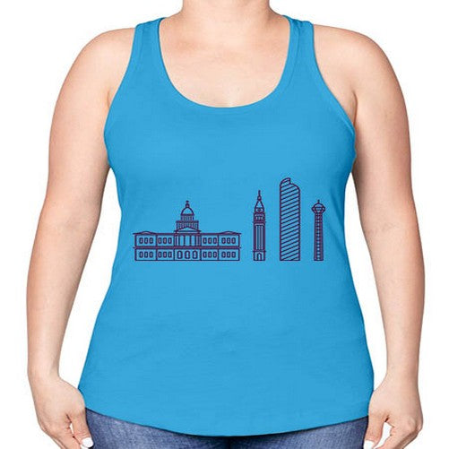 Denver 660# - cities -Racerback Tank