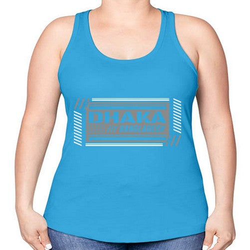Dhaka 668# - cities -Racerback Tank