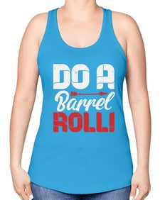 Do a barrel roll 4# - video games -Racerback Tank