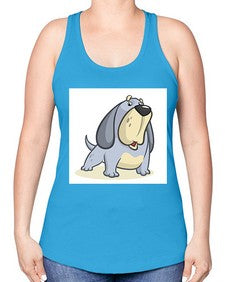 dog 115# - dogs -Racerback Tank