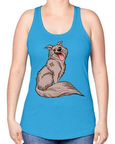 dog 98# - dogs -Racerback Tank