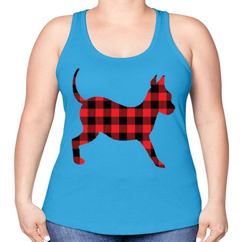 Dog Style 107# - dogs -Racerback Tank