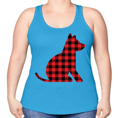 Dog Style 113# - dogs -Racerback Tank