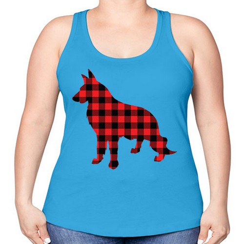Dog Style 115# - dogs -Racerback Tank