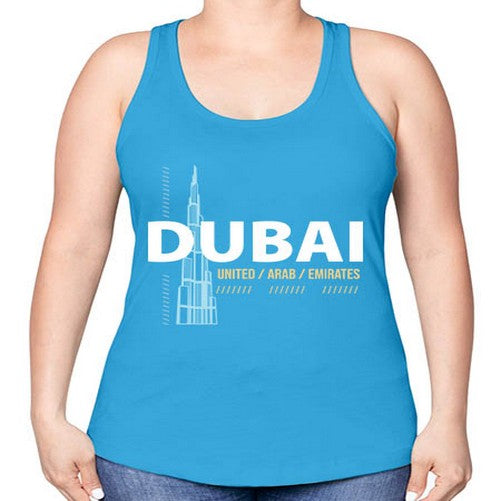 Dubai 687# - cities -Racerback Tank