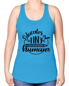 Educator Of Tiny Humans Style 745# - teacher -Racerback Tank