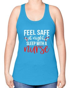 Feel Save Style 778# - nurse -Racerback Tank