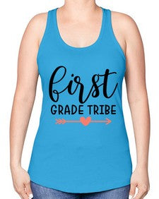 First Grade Tribe 161# - first grade -Racerback Tank