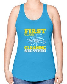 First class cleaning service Style 159# - cleaner -Racerback Tank