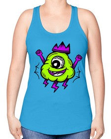 Forever thunder 127# - cartoon general -Racerback Tank