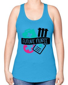 Future Nurse Style Style 815# - nurse -Racerback Tank