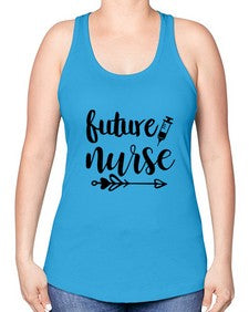 Future nurse 811# - nurse -Racerback Tank