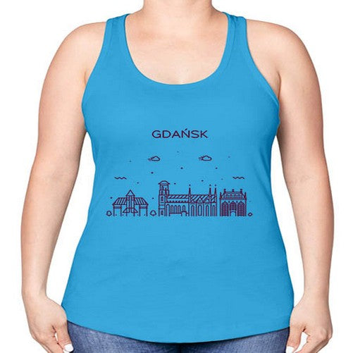 Gdansk 756# - cities -Racerback Tank