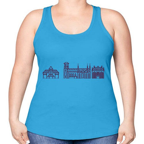 Gdansk 757# - cities -Racerback Tank